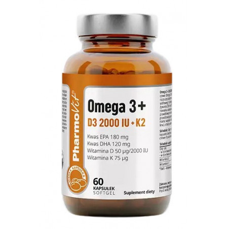 OMEGA 3 + WITAMINY D3 + K2...