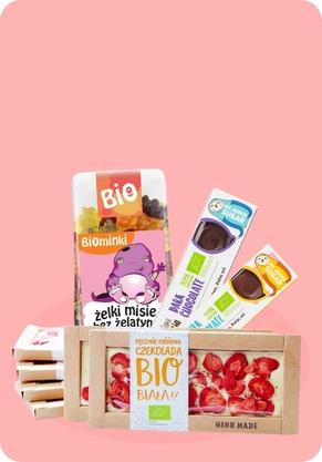 Słodycze i przekąski / bakalie w czek, owocowe